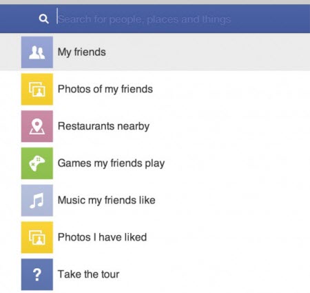 Facebook search