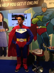 123-reg stand at Business Show 2013