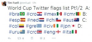 world cup twitter flags part 1