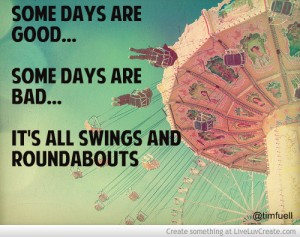 Life is all swings and roundabouts