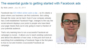 The essential guide to facebook ads