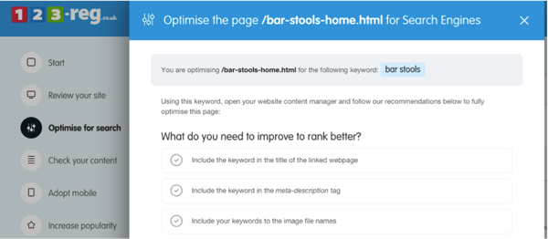123-reg search engine optimiser 2