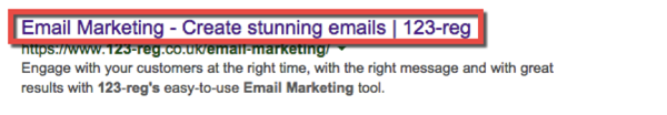 title tag search engine