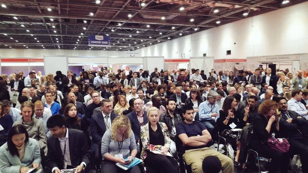 Becky shared this image of the crowd for her talk via Twitter
