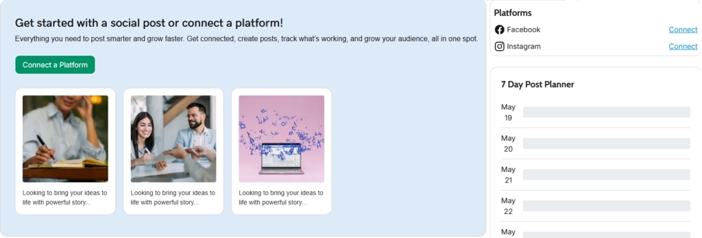 Social Posting 123 Reg Website Builder