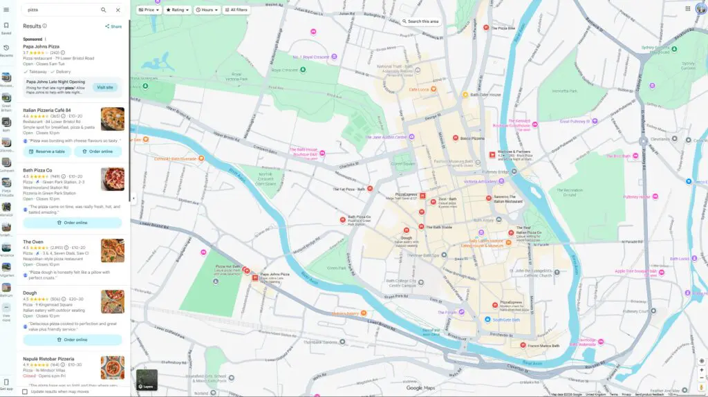 Google Maps Example