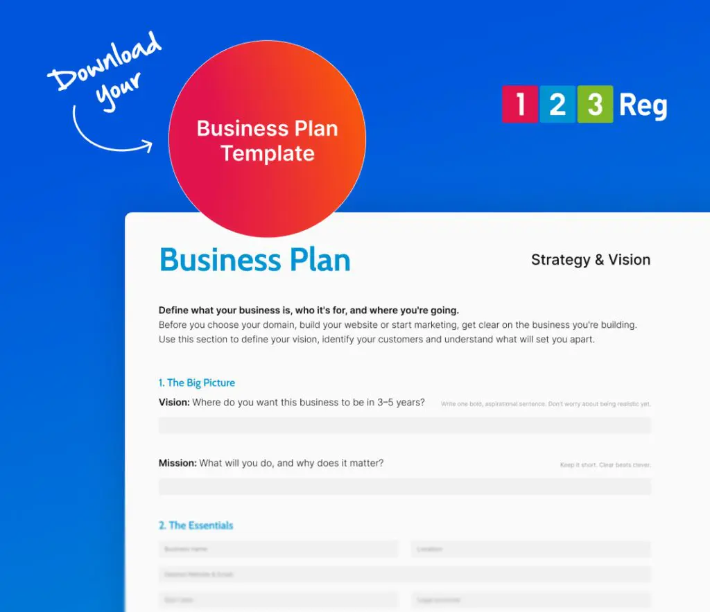 123 Reg Business Plan Template