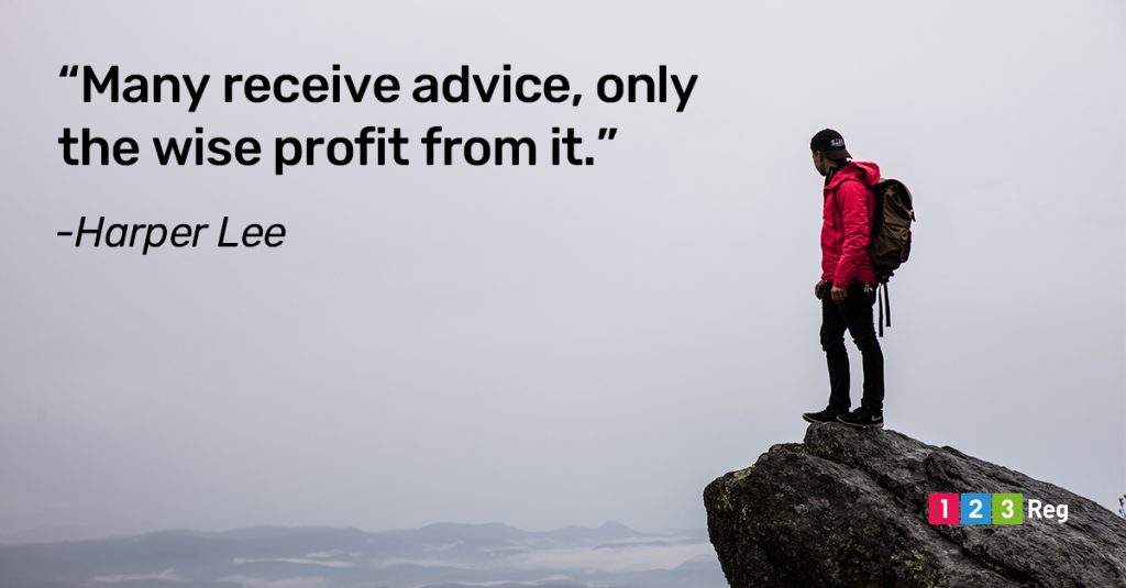 “Many receive advice, only the wise profit from it.” - Harper Lee