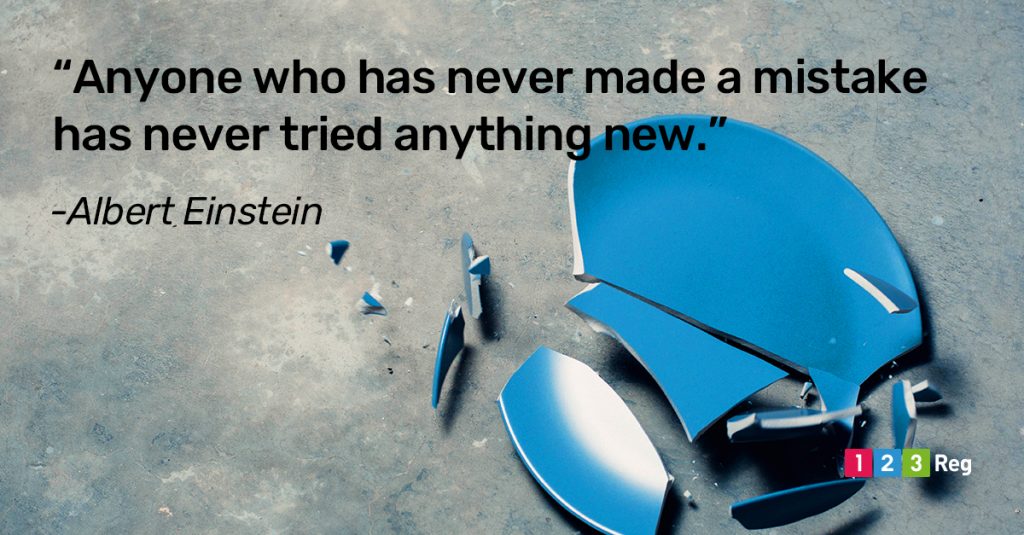 “Anyone who has never made a mistake has never tried anything new.” - Albert Einstein