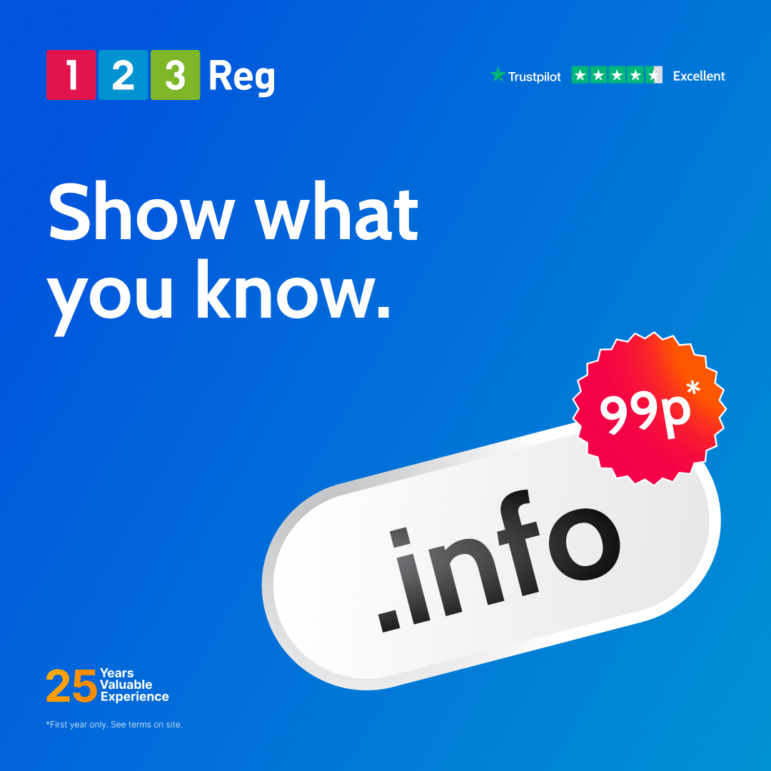 The .info domain: Show what you know online