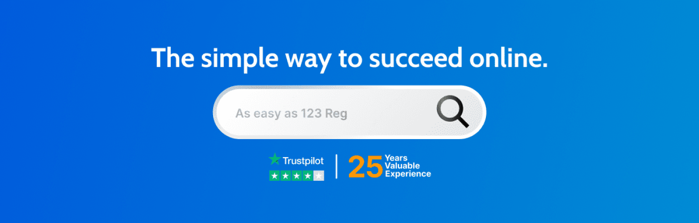 Domain names? It's as easy as 123 Reg.