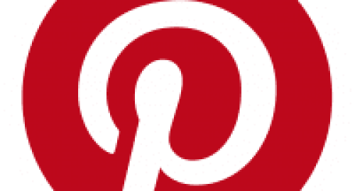 Pinterest Badge Red