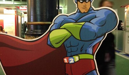 Have your photo taken with the 123-reg superhero
