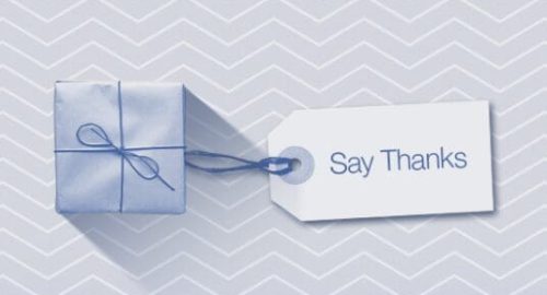 Facebook Say Thanks