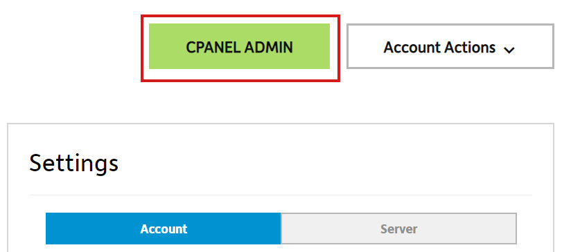 Select cPanel Admin