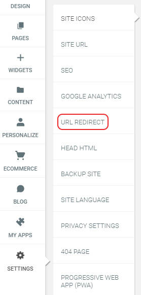 Click URL Redirect