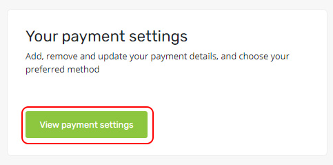 Choose Payment Settings