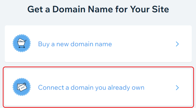 Connect a domain you own