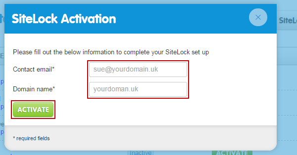 SiteLock domain name