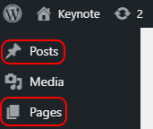 Select Pages or Posts