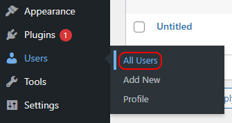 Select All Users