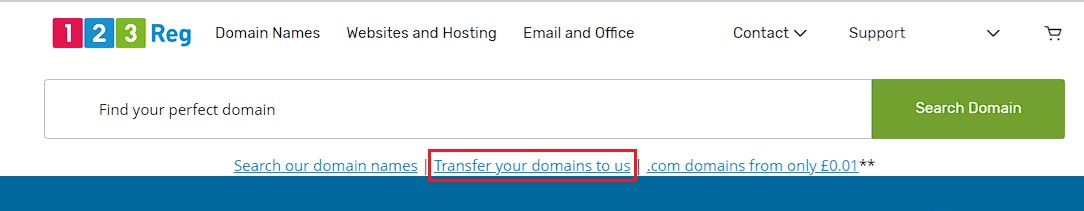Click-Transfer-Domain