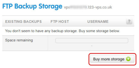 Click Buy more storage