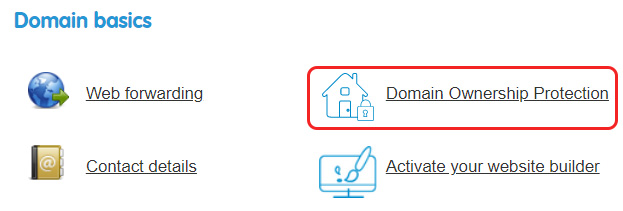 Select Domain Ownership Protection